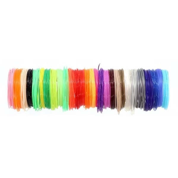 30-Pack - PLA Filament till 3D printer - 1,75mm x 5m multifärg