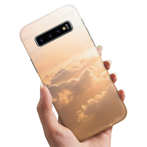 Deksel / Mobildeksel til Samsung Galaxy S10 - Clouds