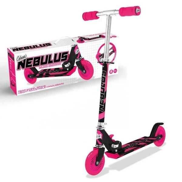 Sparkesykkel / Kickbike for Barn - Scooter - Nebulus Pink Svart & Rosa