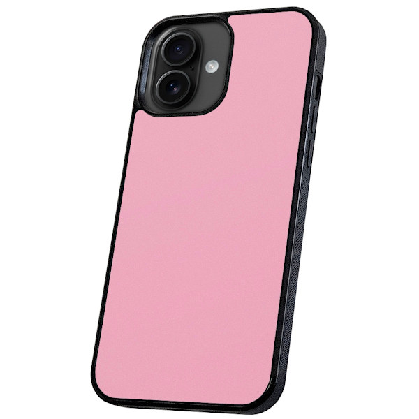 iPhone 16 Plus - Deksel/Mobildeksel Lyserosa