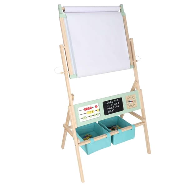 Trätavla griffeltavla 110 cm kritor magneter