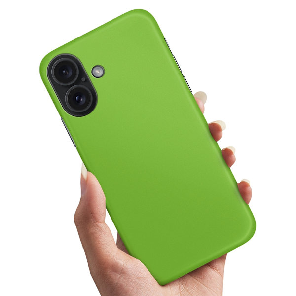 Skal / Mobilskal till iPhone 16 - Limegrön
