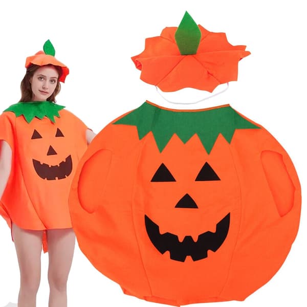 Halloween Pumpa Maskeraddräkt - Vuxen