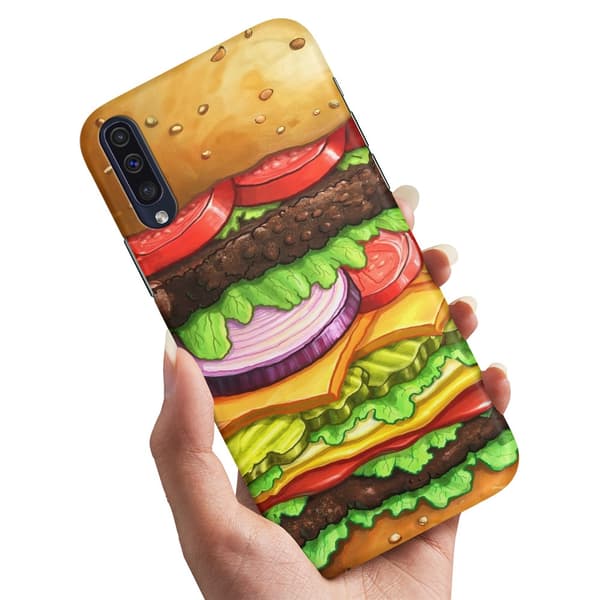 Deksel / Mobildeksel til Huawei P30 - Hamburger