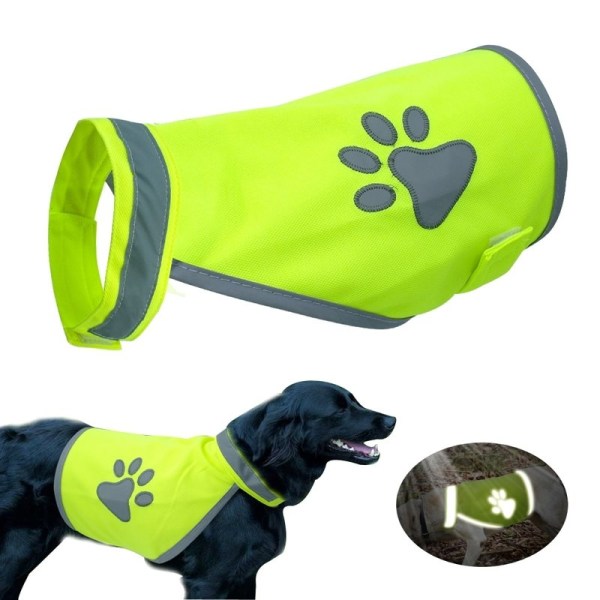 Refleksvest for Hund / Refleks - Flere Størrelser GreenYellow M