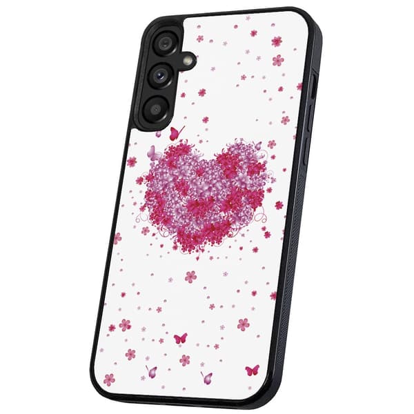 Samsung Galaxy A57 5G - Deksel/Mobildeksel Blomsterhjerte