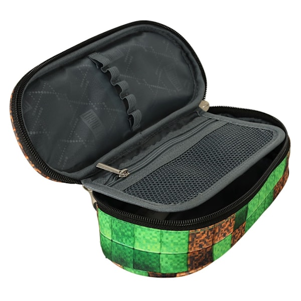 Vadderat pennfodral med lock Pixel Cubes