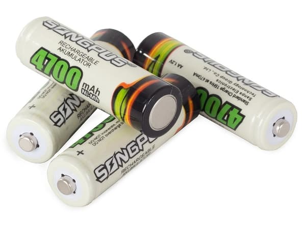 Genopladelige AA-batterier - 4700 mAh - 4-pak