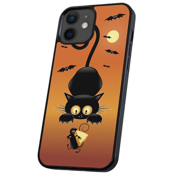 iPhone 12/12 Pro - Deksel/Mobildeksel Katt og Mus Multicolor