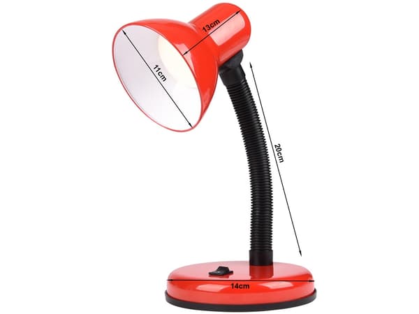 Skrivebordslampe Bøyelig - LED Skrivebordslampe Red