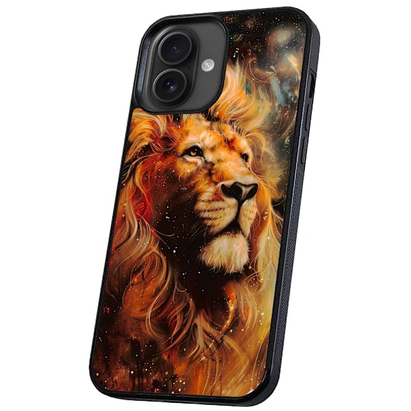 iPhone 16 Plus - Skal/Mobilskal Lion