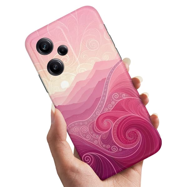 Deksel / Mobildeksel til Xiaomi Redmi Note 12 Pro 5G - Pink Hills