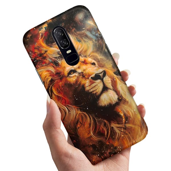 Skal / Mobilskal till OnePlus 8 - Lion