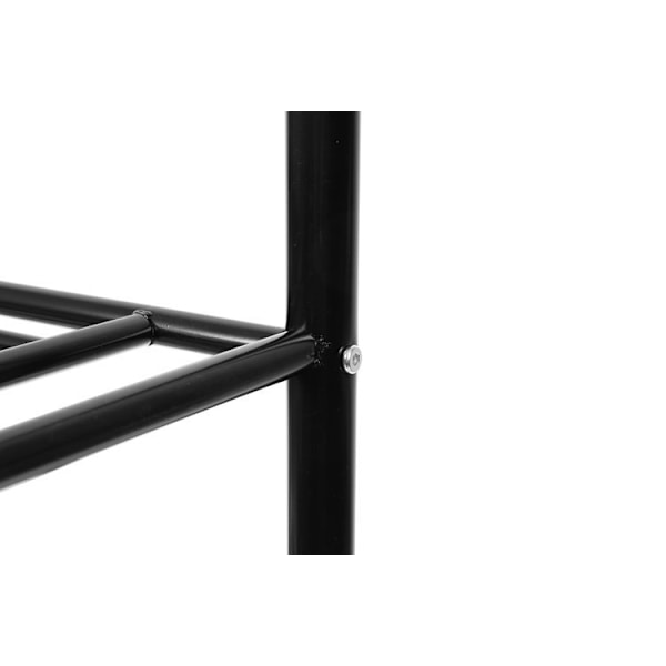 Knagerække Stativ med Skohylde / Tøjstativ - 190 cm Black