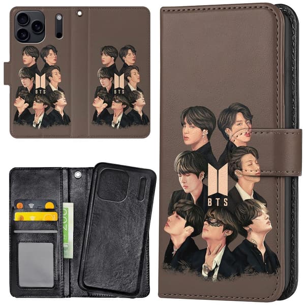 iPhone 17 / 18 Pro Max - Lommebok Deksel BTS