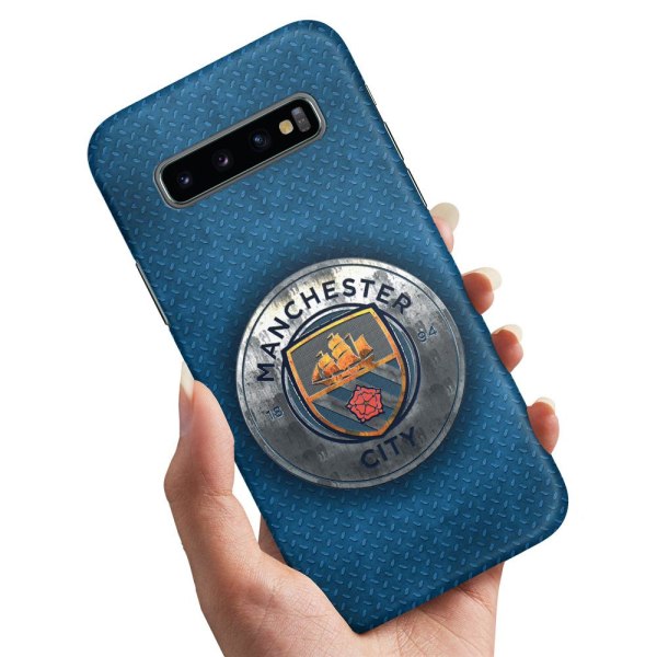 Samsung Galaxy S10 Plus - Cover/Mobilcover Manchester City