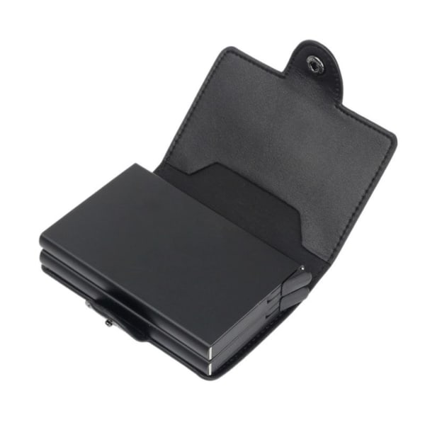 Korthållare Pop-Up / Plånbok 14 kort - RFID-skydd - Mörkblå Mörkblå