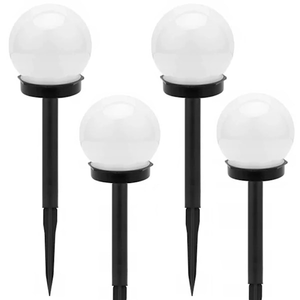 4-Pack Trädgårdsbelysning LED - Solcell