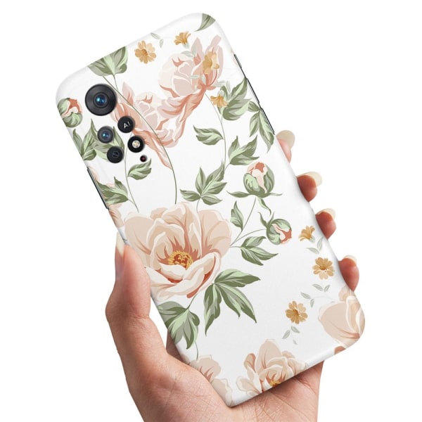 Xiaomi Redmi Note 11 Pro - Cover/Mobilcover Blomstermønster