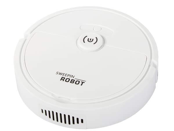 Robotdammsugare med Moppfunktion - Städrobot Vit