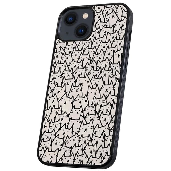 iPhone 13 - Deksel/Mobildeksel Kattgruppe Multicolor