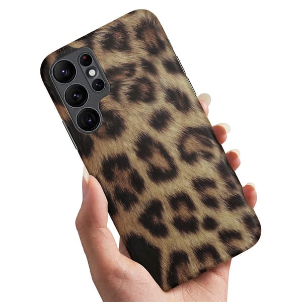Deksel / Mobildeksel til Samsung Galaxy S24 Ultra - Leopard