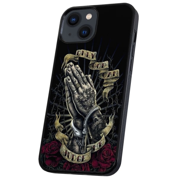 iPhone 14/15 Plus - Cover/Mobilcover Only God Can Judge Me