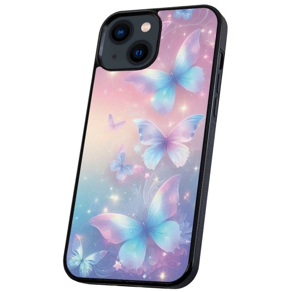iPhone 14 Plus - Deksel/Mobildeksel Butterflies