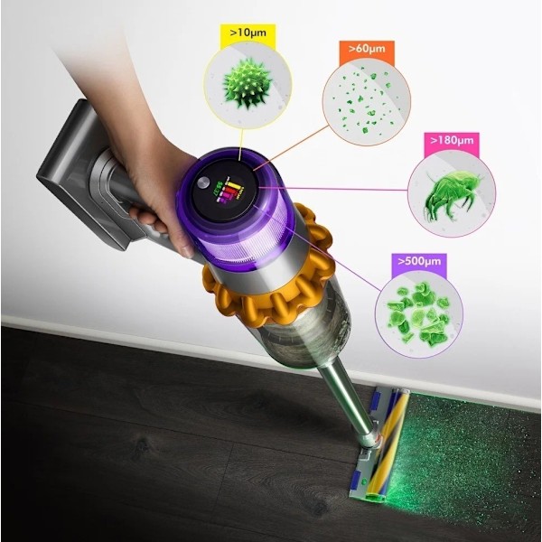 2-Pak - Filter til Dyson V11/V15 – Efterfilter Purple V11/V15 (HEPA)