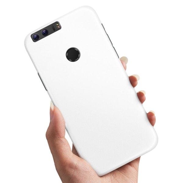 Huawei Honor 8 - Cover/Mobilcover Hvid White