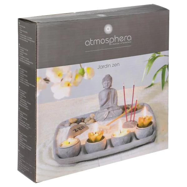 Zen Buddha Pöytäkoriste – Puutarhakoriste