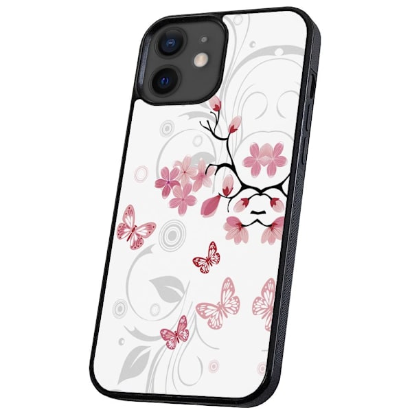 iPhone 12/12 Pro - Skal/Mobilskal Naturligt Mönster multifärg