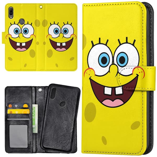 Huawei Y6 (2019) - Lommebok Deksel Svampebob
