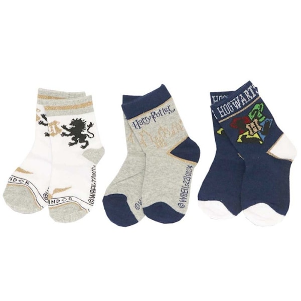 Harry Potter Barnstrumpor / Strumpor för Barn - 3-Pack 27/30