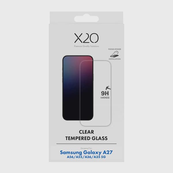 X2O Skärmskyddsglas Samsung Galaxy A27/A56/A55/A36/A35 5G