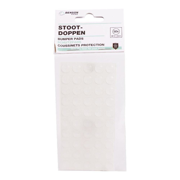 Gummiknotter / Dempere for Lokk (8 mm x 50 stk) - Demp lyd Transparent