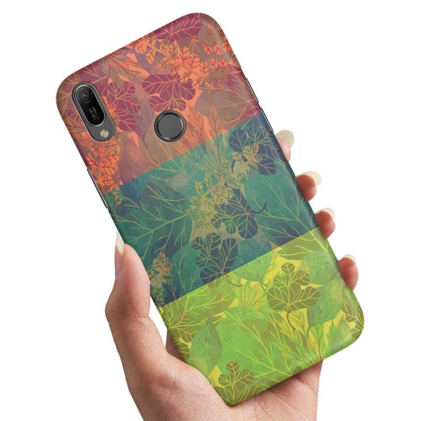 Huawei Y6 (2019) - Cover/Mobilcover Bladmønster