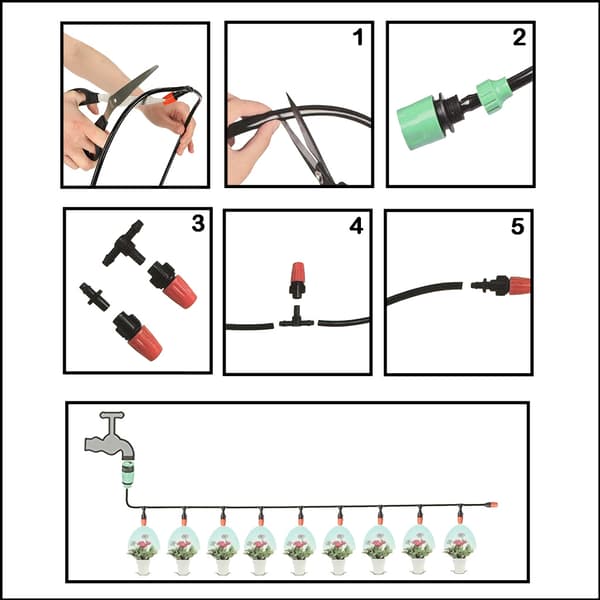Sprinklersystem för Terrass 20m