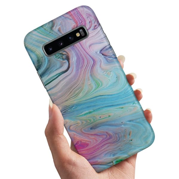 Deksel / Mobildeksel til Samsung Galaxy S10 Plus - Maling Mønster