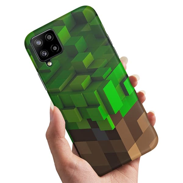 Deksel / Mobildeksel til Samsung Galaxy A12 - Minecraft