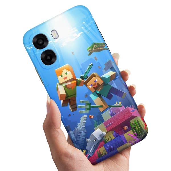 Deksel / Mobildeksel til Oppo A6x 5G - Minecraft