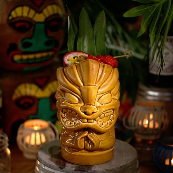 Tiki Glas 66 cl Brun