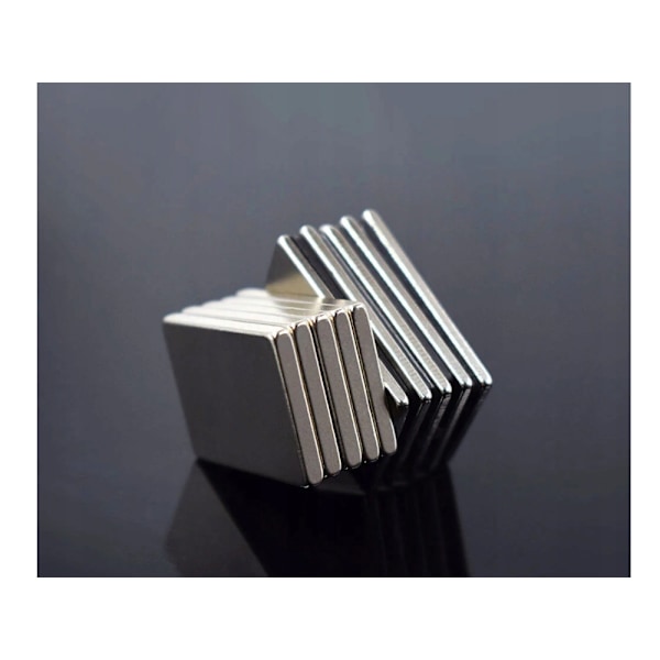 10-Pack Neodymmagnet - Starka magneter - Rektangulära