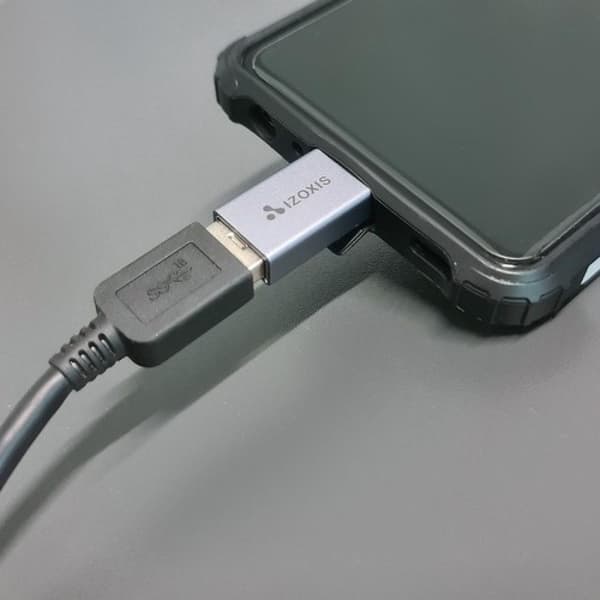 USB 3.0 till USB-C - OTG Adapter grå