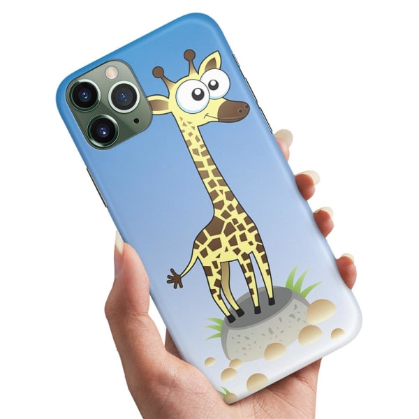 iPhone 12 Mini - Skal/Mobilskal Tecknad Giraff