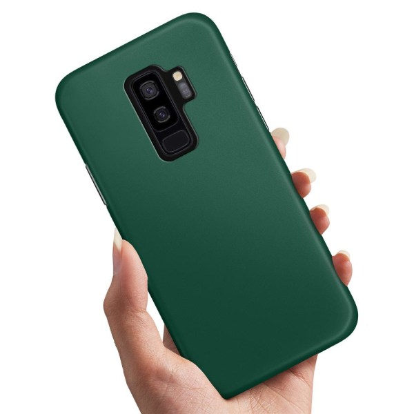 Samsung Galaxy S9 Plus - Cover/Mobilcover Mørkgrøn Dark green