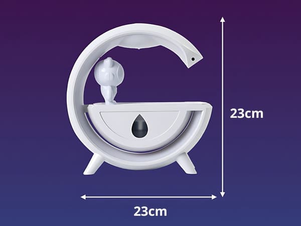 Luftfuktare med högtalare - Bluetooth och LED