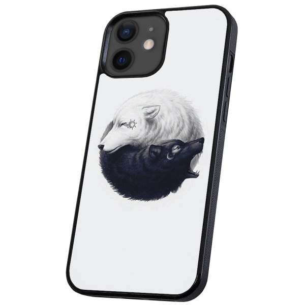 iPhone 11 - Cover/Mobilcover Yin & Yang Ulve Multicolor