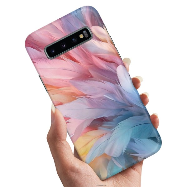 Samsung Galaxy S10e - Cover/Mobilcover Feathers