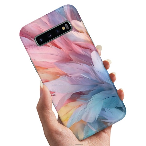 Samsung Galaxy S10e - Skal/Mobilskal Feathers